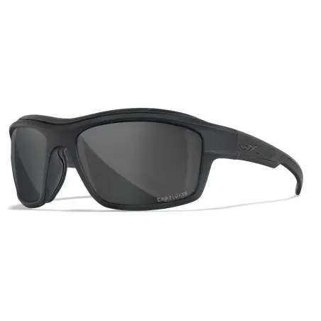 Wiley-X WX Ozone sunglasses (Matte Black/CAPTIVATE™ Polarized Grey)