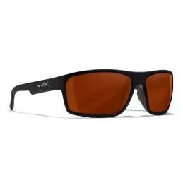 Wiley-X WX Peak sunglasses (Matte Black/CAPTIVATE™ Polarized Copper)