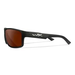 Wiley-X WX Peak sunglasses (Matte Black/CAPTIVATE™ Polarized Copper)