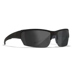 Wiley-X WX Saint sunglasses (Matte Black/Clear, Smoke Grey)