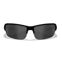 Wiley-X WX Saint sunglasses (Matte Black/Clear, Smoke Grey)