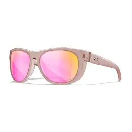 Wiley-X WX Weekender sunglasses (Crystal Blush/CAPTIVATE™ Polarized Rose Gold Mirror)