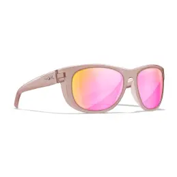 Wiley-X WX Weekender sunglasses (Crystal Blush/CAPTIVATE™ Polarized Rose Gold Mirror)