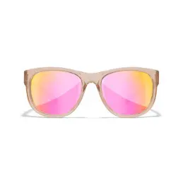 Wiley-X WX Weekender sunglasses (Crystal Blush/CAPTIVATE™ Polarized Rose Gold Mirror)