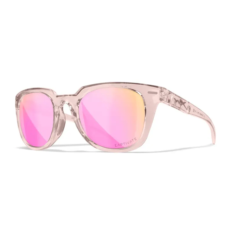 Wiley-X WX Ultra sunglasses (Crystal Blush/CAPTIVATE™ Polarized Rose Gold Mirror)