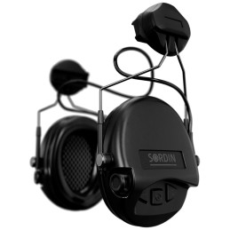 Sordin Supreme MIL AUX Hearing Protection - Active Military Hearing Muff - AUX Port & ARC Connector