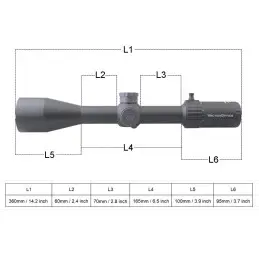 Vector Optics Marksman 6-24x50FFP Riflescope