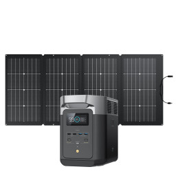 EcoFlow DELTA 2 (1024 Wh) + 220W 1 Portable Solar Panel