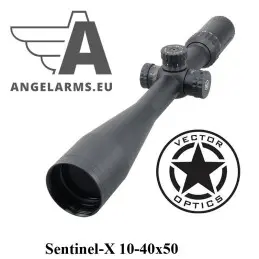 Vector Optics Sentinel-X 10-40x50 Center Dot Riflescope