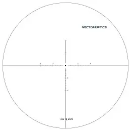 Vector Optics Sentinel-X 10-40x50 Center Dot Riflescope