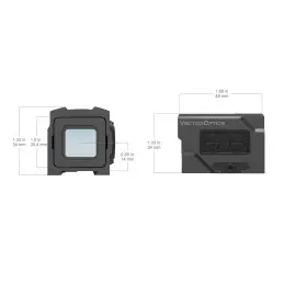 Vector Optics Frenzy Plus 1x18x20 Gekapseltes Visier Solar Power Multi-Reticle