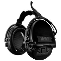 Sordin Supreme MIL AUX Hearing Protection - Active Military Hearing Protector - AUX Connector & Neckband
